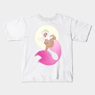 Chubby Mermaid Kids T-Shirt